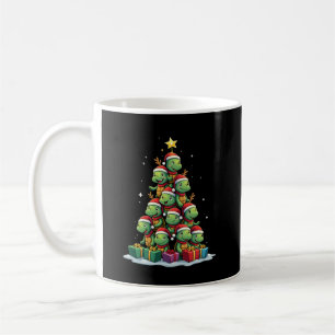 Caneca De Café Camiseta de Tartaruga Marinha Árvore de Natal Tart