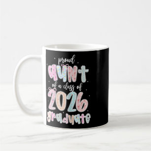 Caneca De Café Camiseta de Tia Orgulhosa de uma Graduada da Turma
