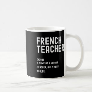 Caneca De Café Camiseta Definição de Professor de Francês Primeir