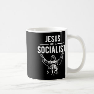 Caneca De Café Camiseta Divertida Jesus Era Um Socialista Jesus R