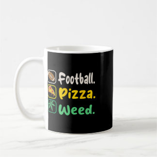 Caneca De Café Camiseta Divertida Pé de Futebol Pizza Maconha Par