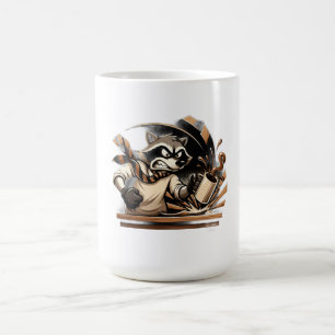Caneca De Café Camiseta do Café do Guaxinim