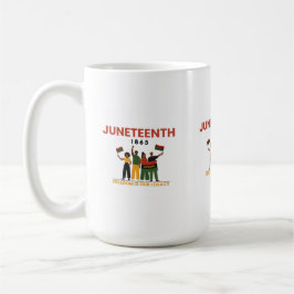 Caneca De Café Camiseta do Dia da Liberdade Juneteenth | Afro-Ame