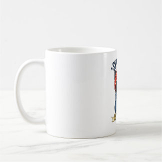 Caneca De Café Camiseta do Dia das Mães Super Mamãe Gata Preta