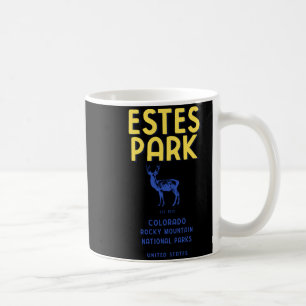 Caneca De Café Camiseta do Parque Nacional Elk Estes Park Colorad