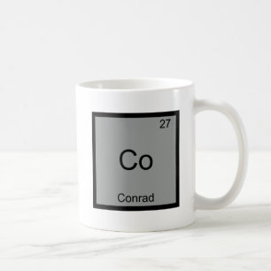 Caneca De Café Camiseta engraçada com símbolo do elemento químico