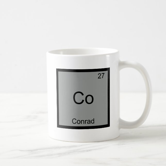 Caneca De Café Camiseta engraçada com símbolo do elemento químico (Direita)