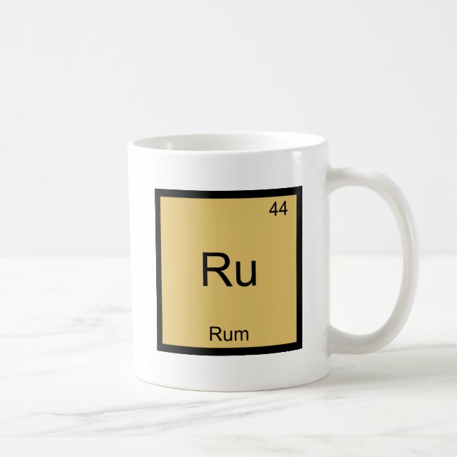 Caneca De Café Camiseta engraçada com símbolo do elemento químico (Direita)