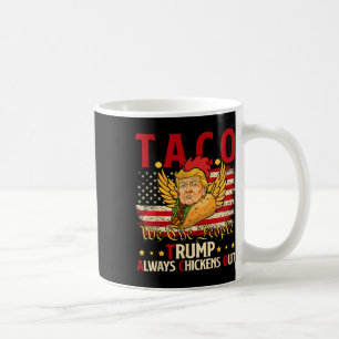 Caneca De Café Camiseta engraçada da piada do taco de Trump Anti-