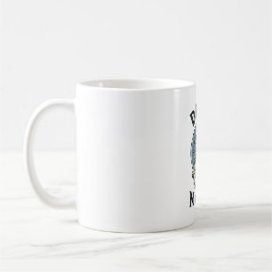Caneca De Café Camiseta engraçada de cachorro legal vibe vintage