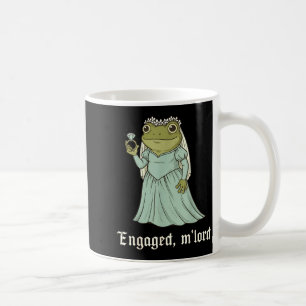Caneca De Café Camiseta engraçada de casal de rã engajada Snarky