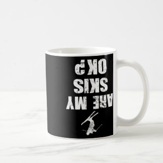 Caneca De Café Camiseta engraçada de esqui, esporte de inverno de