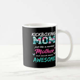 Caneca De Café Camiseta engraçada de kickboxing para mães desport