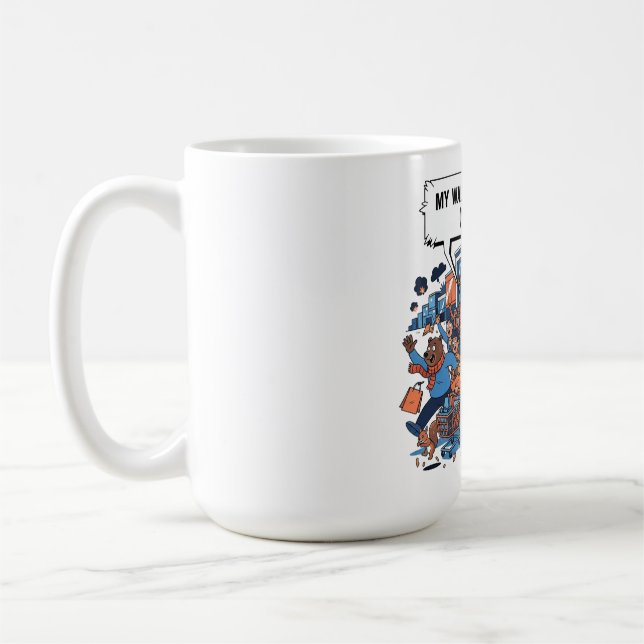 Caneca De Café Camiseta engraçada de liquidação da Black Friday (Esquerda)