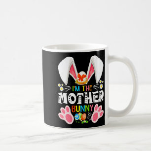 Caneca De Café Camiseta engraçada de Páscoa Eu Sou a Mãe Coelha V