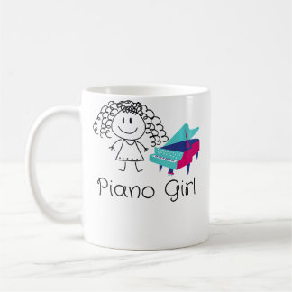 Caneca De Café Camiseta engraçada de pianista para mulheres e men
