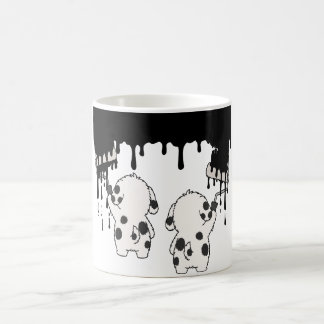 Caneca De Café Camiseta Engraçada de Pintores Dálmatas