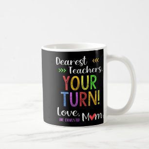 Caneca De Café Camiseta engraçada de volta às aulas para mães que
