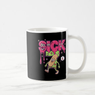Caneca De Café Camiseta engraçada do meme sete doente seis sete d
