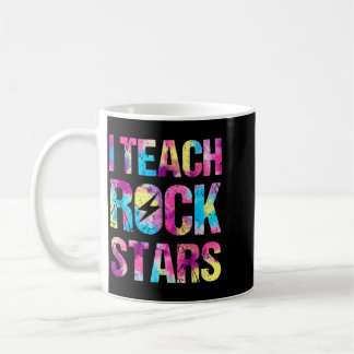 Caneca De Café Camiseta Ensine Estrelas do Rock Professor de Músi