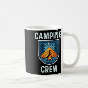 Caneca De Café Camiseta Equipe de Acampamento Família Viagem de A