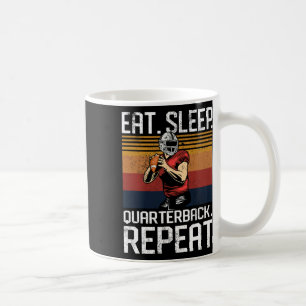 Caneca De Café Camiseta Esportiva de Futebol Americano Quarterbac