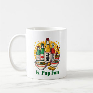 Caneca De Café Camiseta Estampa Peito Cultura Pop Coreana Vidro C