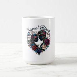Caneca De Café Camiseta Eternal Bloom Embrace | Casal Intricado