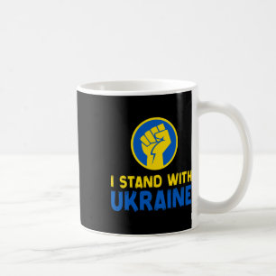 Caneca De Café Camiseta Eu Apoio a Ucrânia