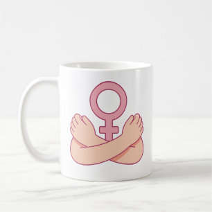 Caneca De Café Camiseta Feminina Amor Próprio Feminista
