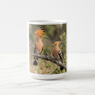 Caneca De Café Camiseta Feminina da Natureza com Par de Poupa-Bel