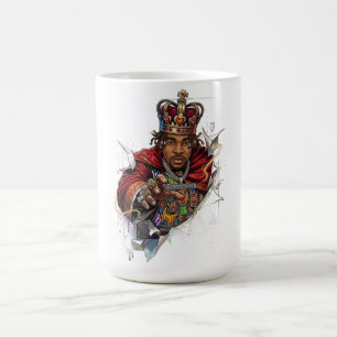 Caneca De Café Camiseta Feminina Manga Longa Gráfica Royal Premiu