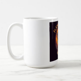 Caneca De Café Camiseta Flame Chanter Fantasia Gótica