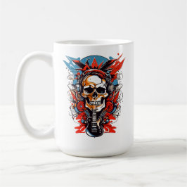 Caneca De Café Camiseta Flamestorm explode da sombra e do som