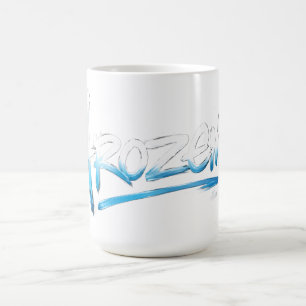 Caneca De Café Camiseta Frozen Text
