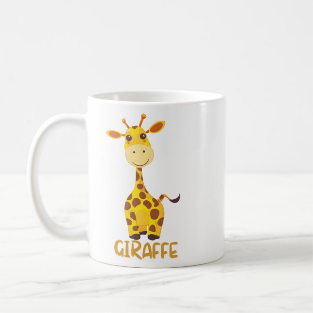 Caneca De Café Camiseta Girafa para crianças (Esquerda)