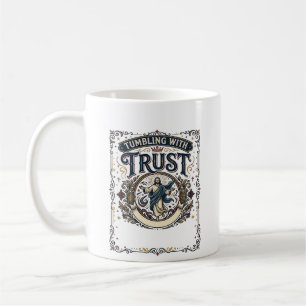 Caneca De Café Camiseta Gráfica de Ginástica Jesus Cheer Arte Cri