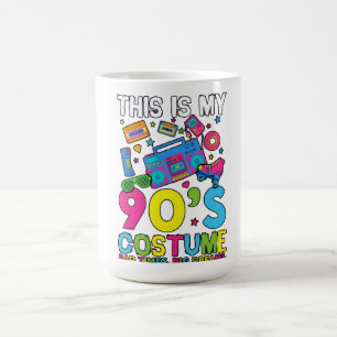 Caneca De Café Camiseta gráfica feminina ADOM "90's Costume"