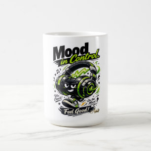 Caneca De Café Camiseta gráfica feminina ADOM "Mood in Control"
