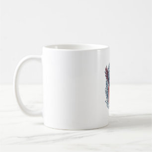 Caneca De Café Camiseta Gráfica Vetorial de Formatura Patriótica