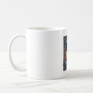 Caneca De Café Camiseta Gráfica Vetorial do Golden Retriever Patr