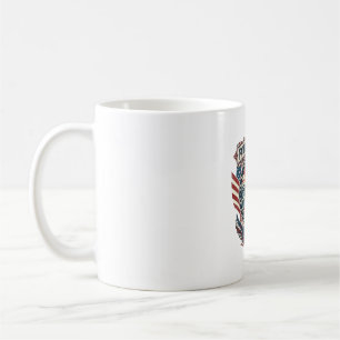 Caneca De Café Camiseta Gráfica Vetorial Patriota Coletor de Prai