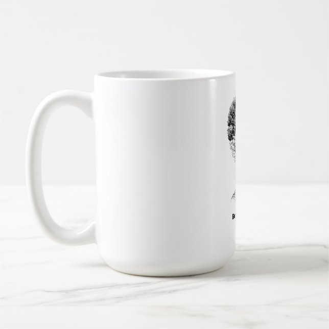Caneca De Café Camiseta Guardião Angelical (Esquerda)