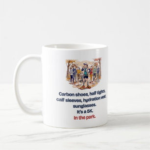 Caneca De Café Camiseta Hidratante de Carbono É uma Corredora de