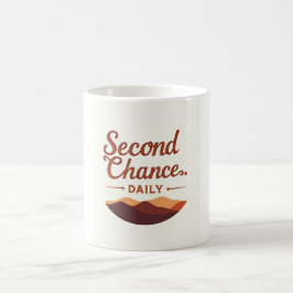 Caneca De Café Camiseta Infantil "Segunda Chance Daily"