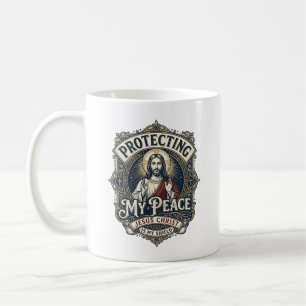Caneca De Café Camiseta Jesus Limites Auto Respeito Fé Baseada De