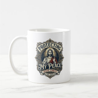 Caneca De Café Camiseta Jesus Limites Auto Respeito Fé Baseada De
