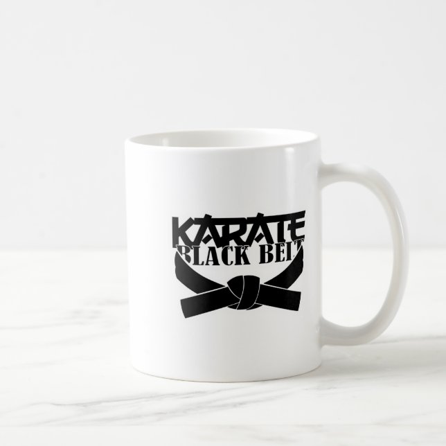 Caneca De Café Camiseta Karate Faixa Preta_1  (Direita)