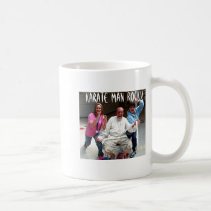 Caneca De Café Camiseta Karate Man Rocks 