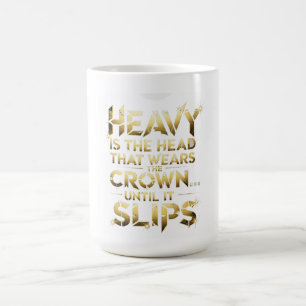 Caneca De Café Camiseta Leadership Streetwear “Pesado É A Cabeça”